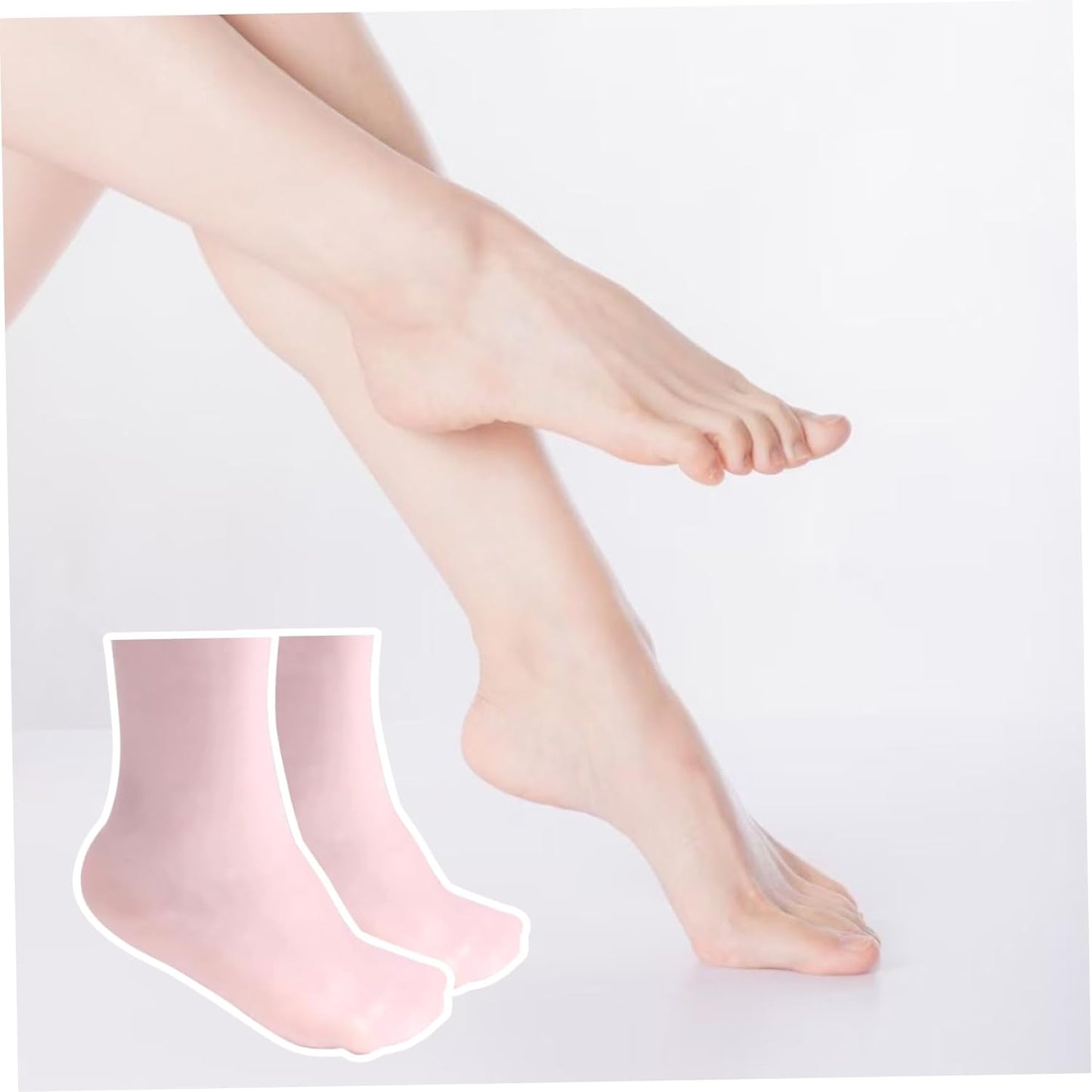 Foot Skin Care Elastic Socks Exfoliating Moisturizing Anti Dry Cracked Plantar Protection Socks Exfoliating Silicone Socks